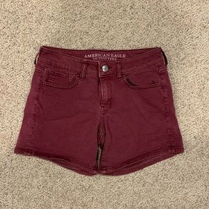 American Eagle Midi distressed denim Shorts, 5” inseam